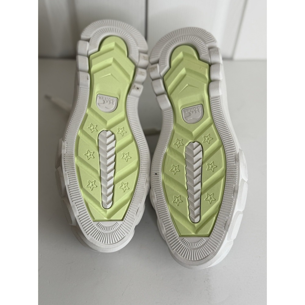 Sorel Caribou X Waterproof Sneakers Women's Platform Metallic Silver Chunky Sz 9 - Picture 6 of 9